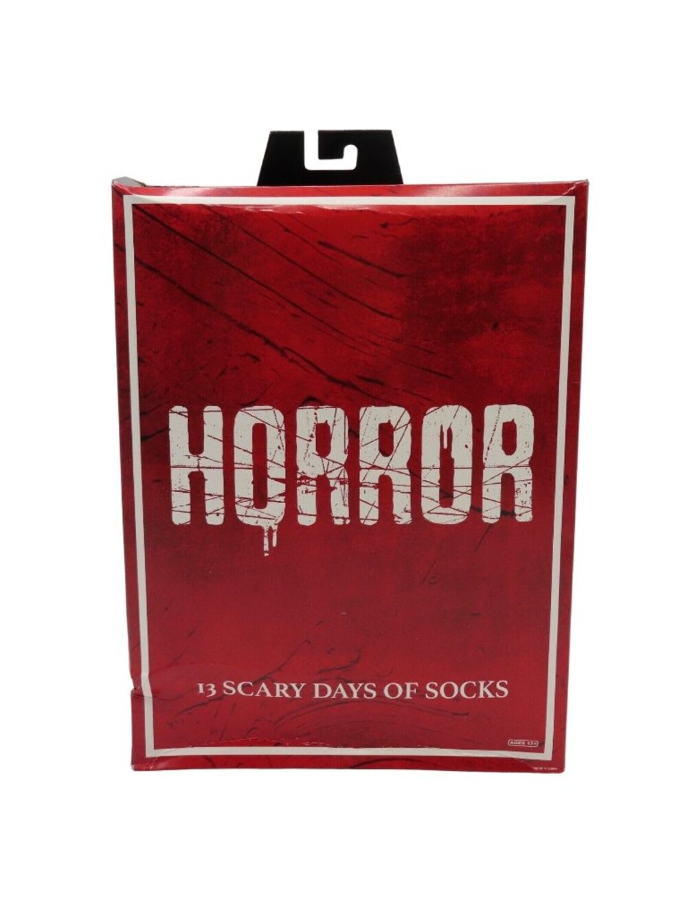 Bioworld HORROR 13 Scary Days of Socks Advent Box Men One Size Ankle Crew